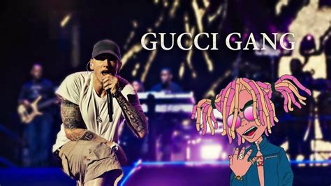 eminem gucci gang|gucci gang album cover.